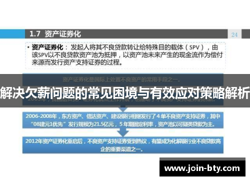 解决欠薪问题的常见困境与有效应对策略解析